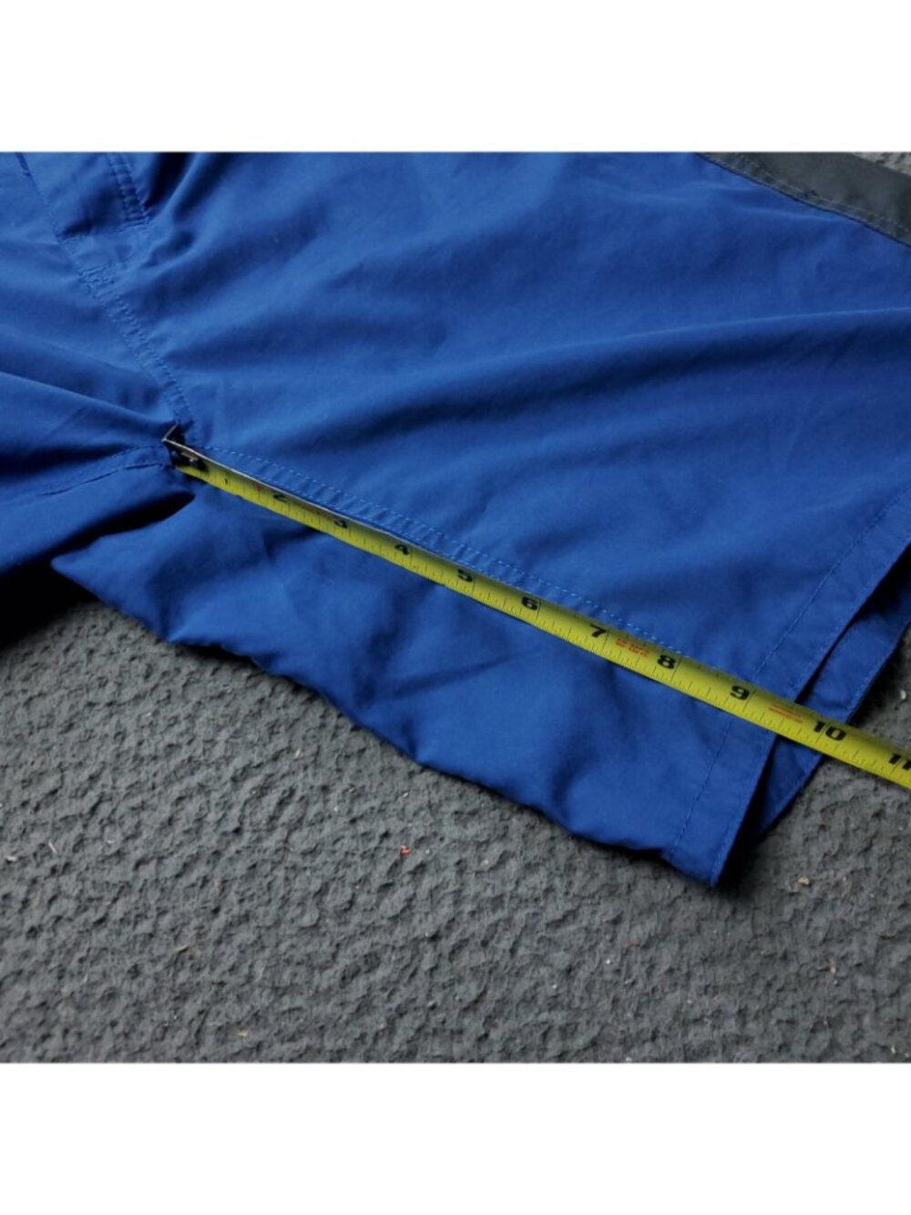 VINTAGE 90s The North Face Swim Shorts Mens 36 x11 Board Zip Pocket  Blue Trunks - Picture 7 of 10